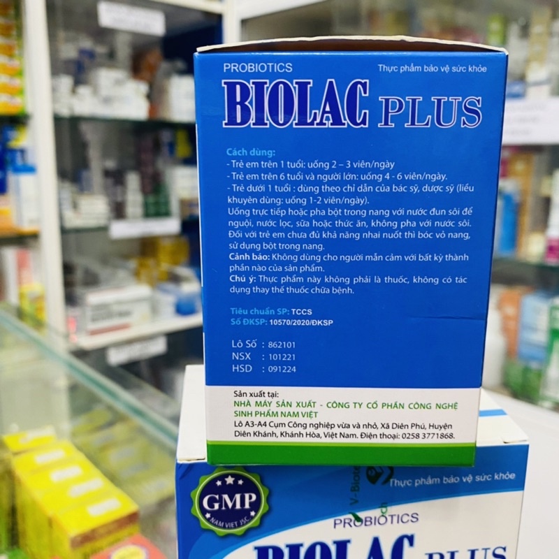 ✅  Biolac plus bổ sung lợi khuẩn và L-Lysine giúp cân bằng hệ vi sinh đường ruột.