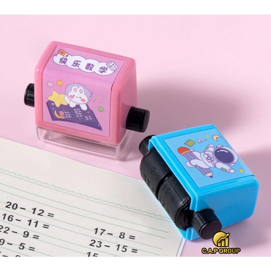 Máy in con lăn phép tính làm toán tự động cho bé siêu nhanh và tiện lợi