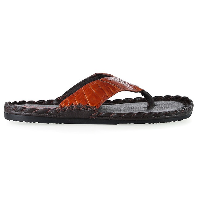 Dép nam da cá sấu nhiều loại nhiều màu HP7217-18-23-24-31-35