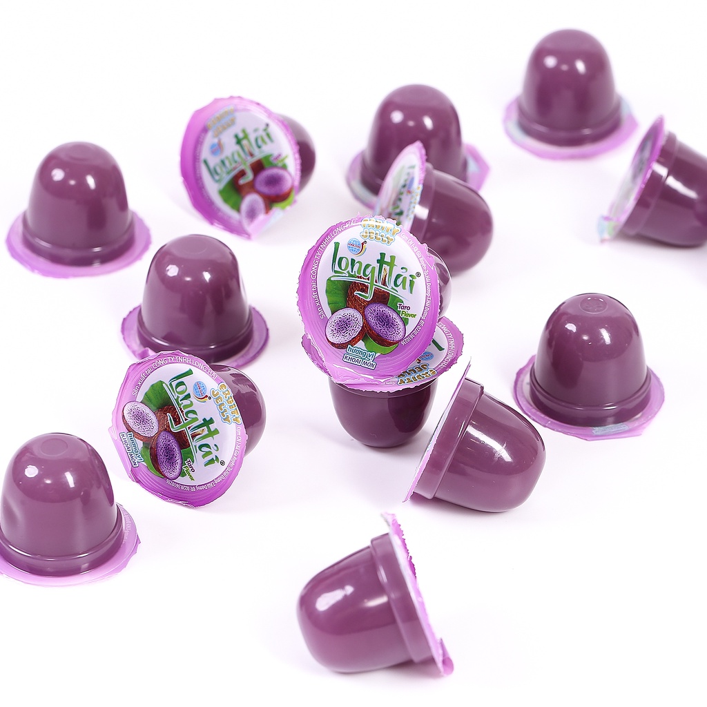 Thạch Rau Câu Long Hải Hương Vị Khoai Môn Trọng Lượng Túi 416 G