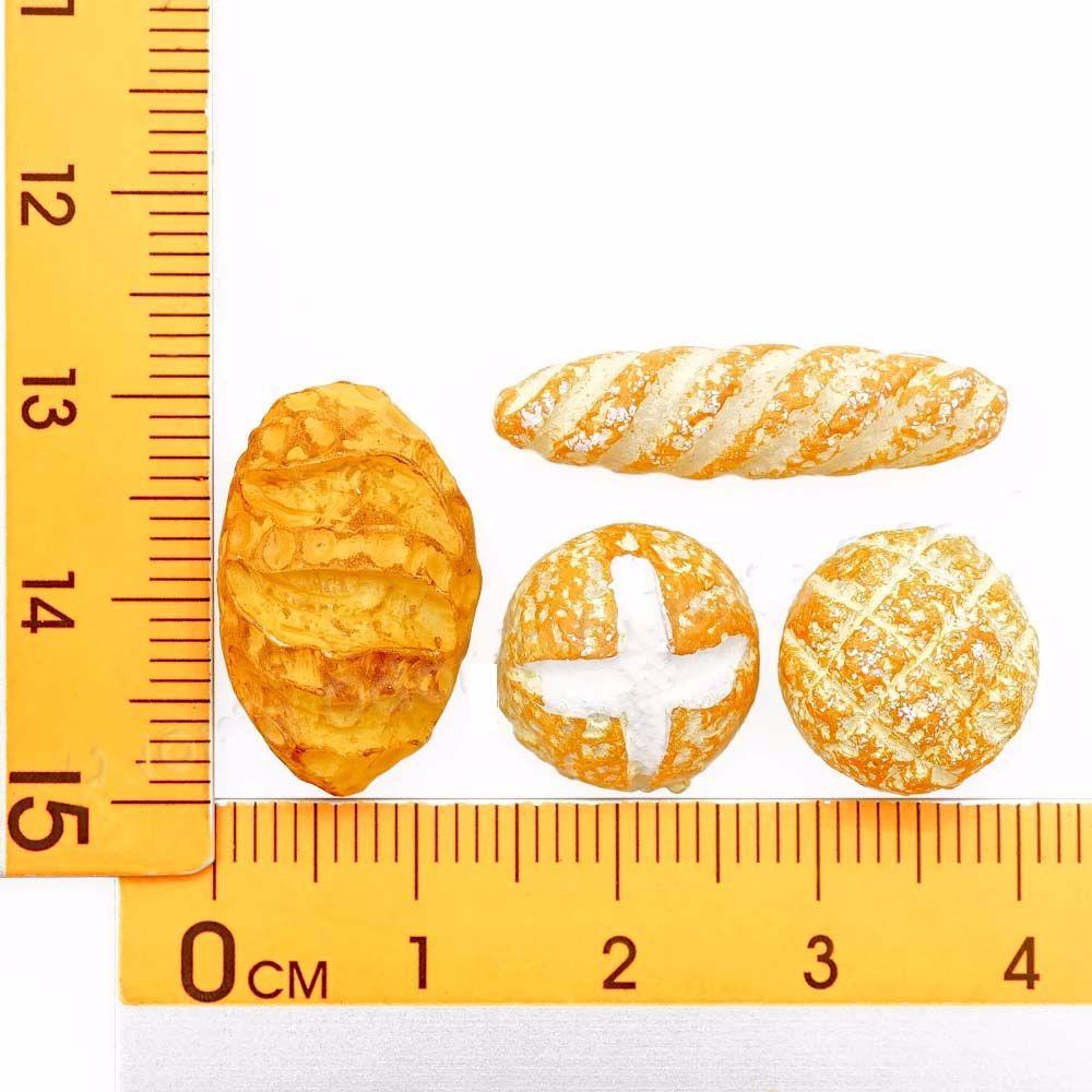 Bộ 4 Bánh Mì Đồ Chơi Tỉ Lệ 1 / 12 Dành Cho Bé