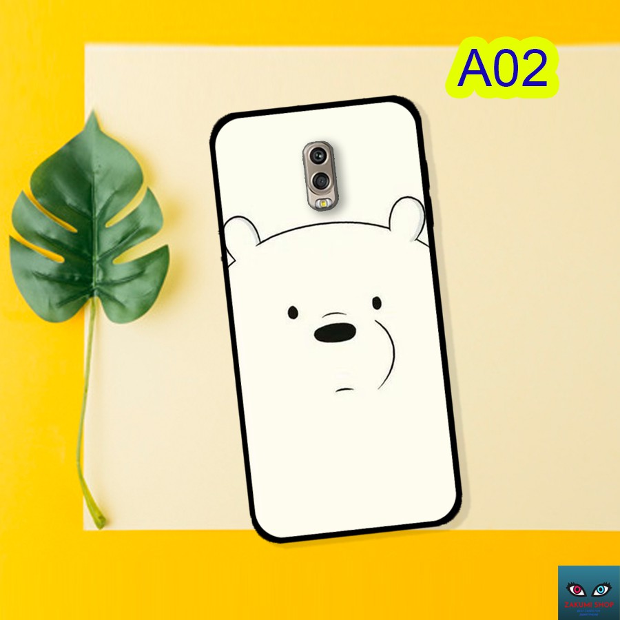 (❤️ FREESHIP ĐƠN 50 000❤️) Ốp lưng kính Samsung J7 Plus in hình gấu We bare Bears CUTE các loại