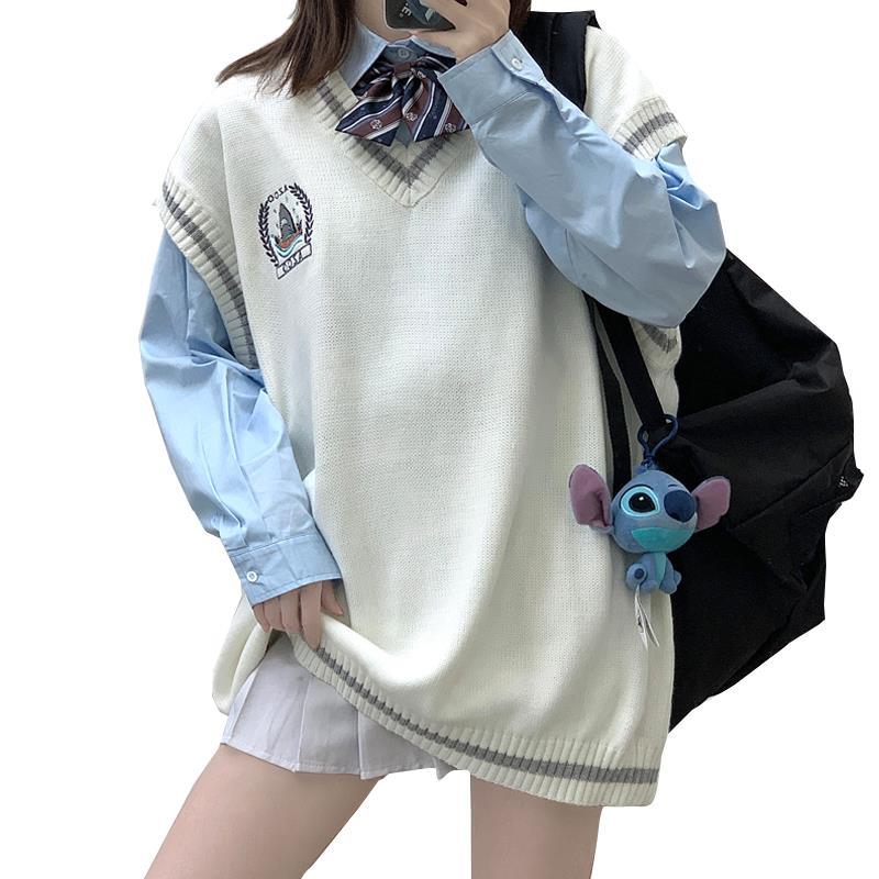 Áo Gile Sweater Không Tay JK Thời Trang Dành Cho Phụ Nữ