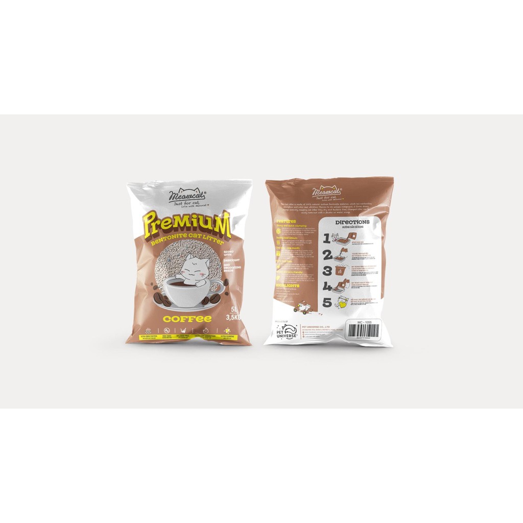 Cát vệ sinh cho mèo Meowcat Litter Premium