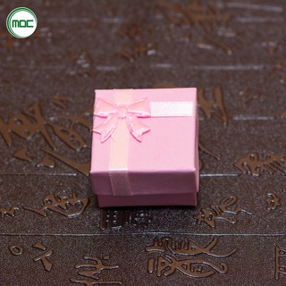 Combo 30 hộp đựng nhẫn màu hồng size 3,5x3,5x2,5cm