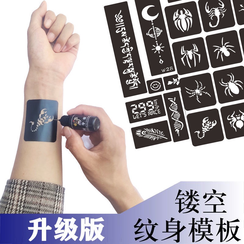 Hình xăm và mực vẽ trái cây hình xăm bán vĩnh viễn không phản chiếu chống thấm nước lâu trôi phong cách Geisha cho nữ
