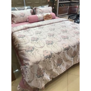 Bộ chăn ga gối lụa nhập khẩu 5 món thêu hoàng gia đẳng cấp\đa dạng mẫu mã