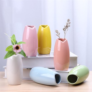 Bình, lọ cắm hoa gốm sứ VALOSA - đẹp, cao cấp, giá rẻ - để bàn trang trí phòng khách, phòng làm việc - MAGNUM