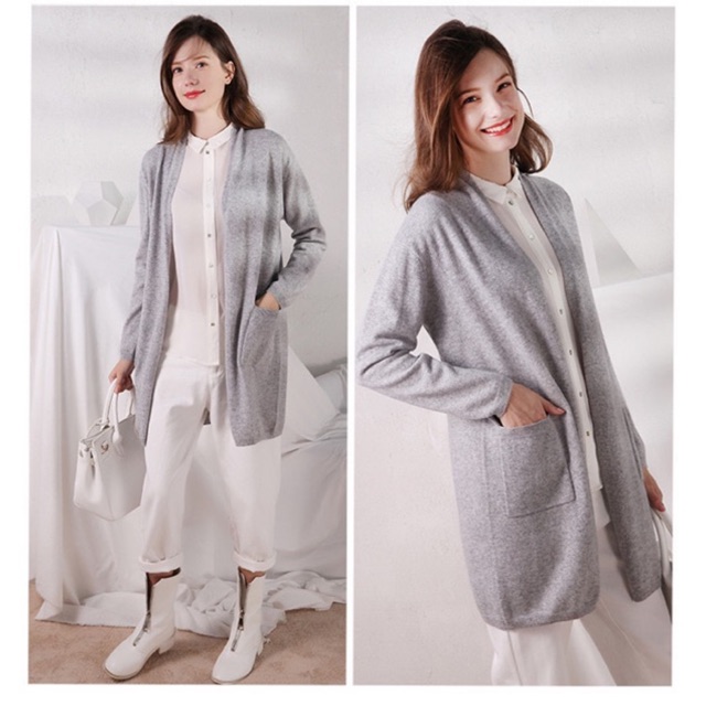 [ XẢ KHO ] ÁO KHOÁC LEN MỎNG DẠO PHỐ / KHOÁC NHẸ / FOM DÀI PHỦ MÔNG | BigBuy360 - bigbuy360.vn