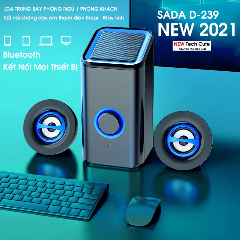 Loa bluetooth jbl, loa Bluetooth SADA 239 Super Bass 2021 SIÊU TRẦM | Dùng Cho Máy Vi Tính PC, Laptop, Điện Thoại