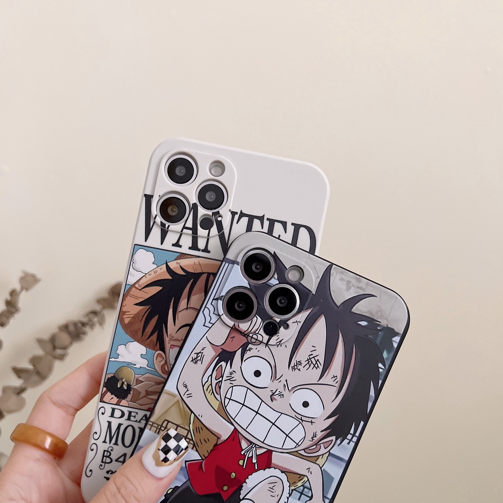 Ốp Điện Thoại Mềm Hình One Piece Luffy Cho iPhone 5 6 6S 7 8 SE 2020 X XS XR XsMax 1112 13 Pro 11 12 13 Pro Max