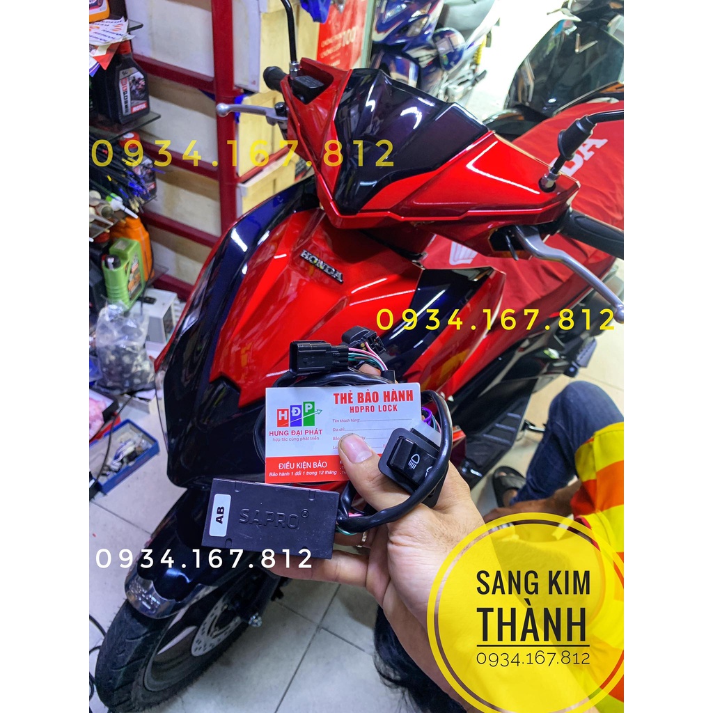 Bộ Passing Tắt Đèn Xe AIR BLADE 125i / 150i Mẫu Mới - Thương Hiệu HDPRO LOCK