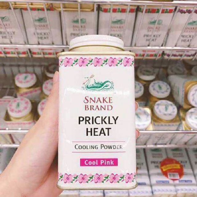 Phấn lạnh kiềm dầu Snake Brand Prickly Heat Thái Lan 50g