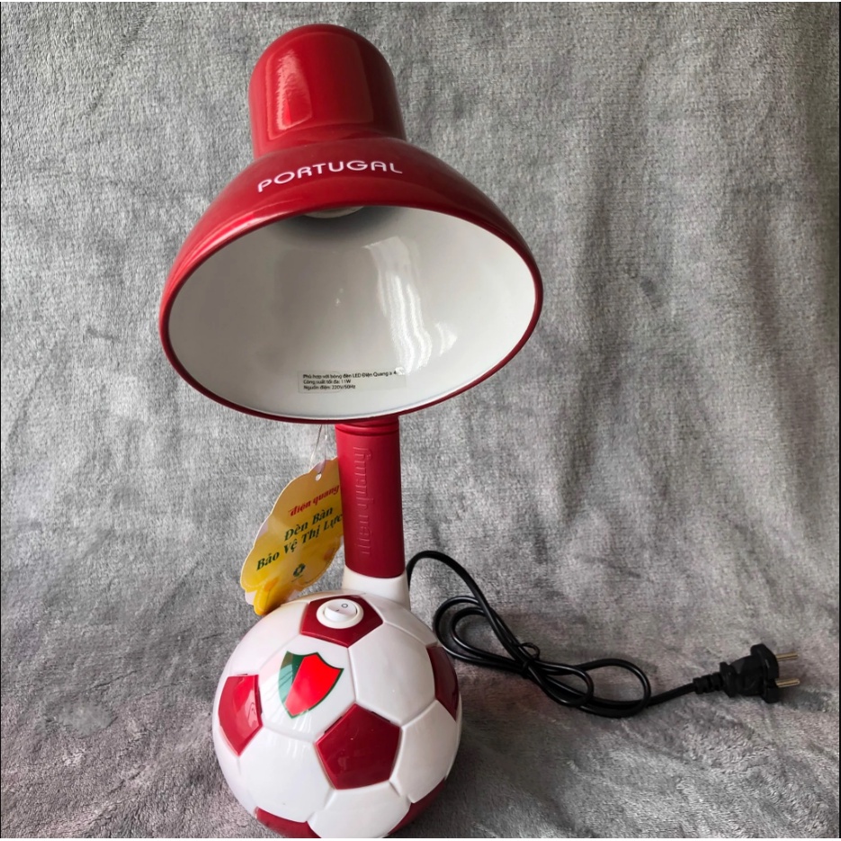 Đèn bàn học chống cận cho bé Điện Quang DKL01 4W ( kiểu trái banh đỏ) bóng LED sáng bền bỉ
