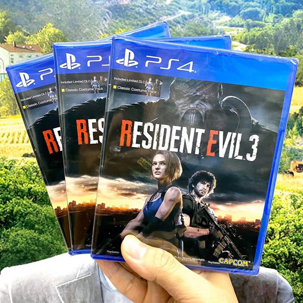 Đĩa Game PS4: Resident Evil 3 Remake - hệ Asia