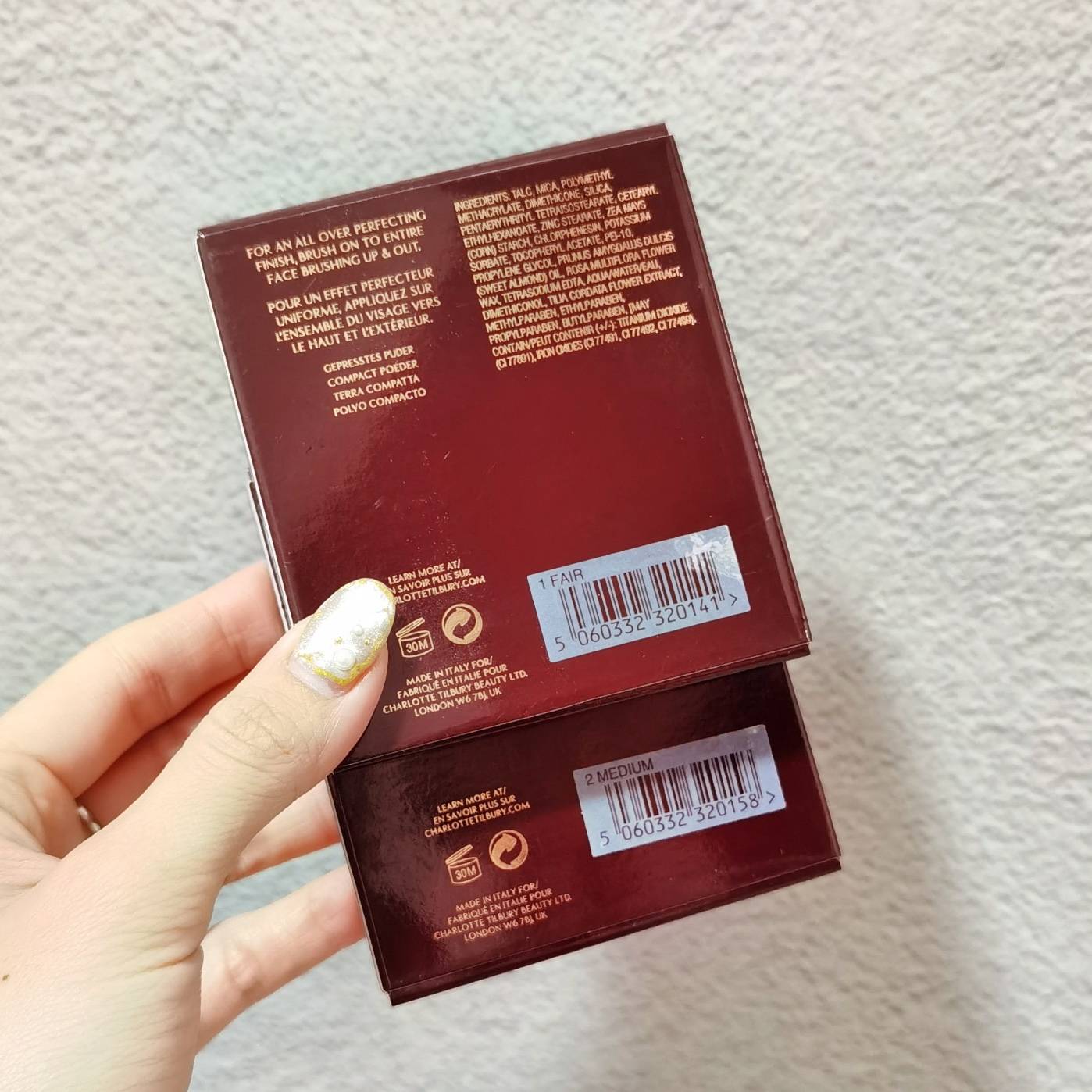 Yolo ❤   CHARLOTTE TILBURY (Hàng Mới Về) Phấn Phủ Trang Điểm Kiểm Soát Dầu Che Khuyết Điểm 8g Tiện Dụng CT