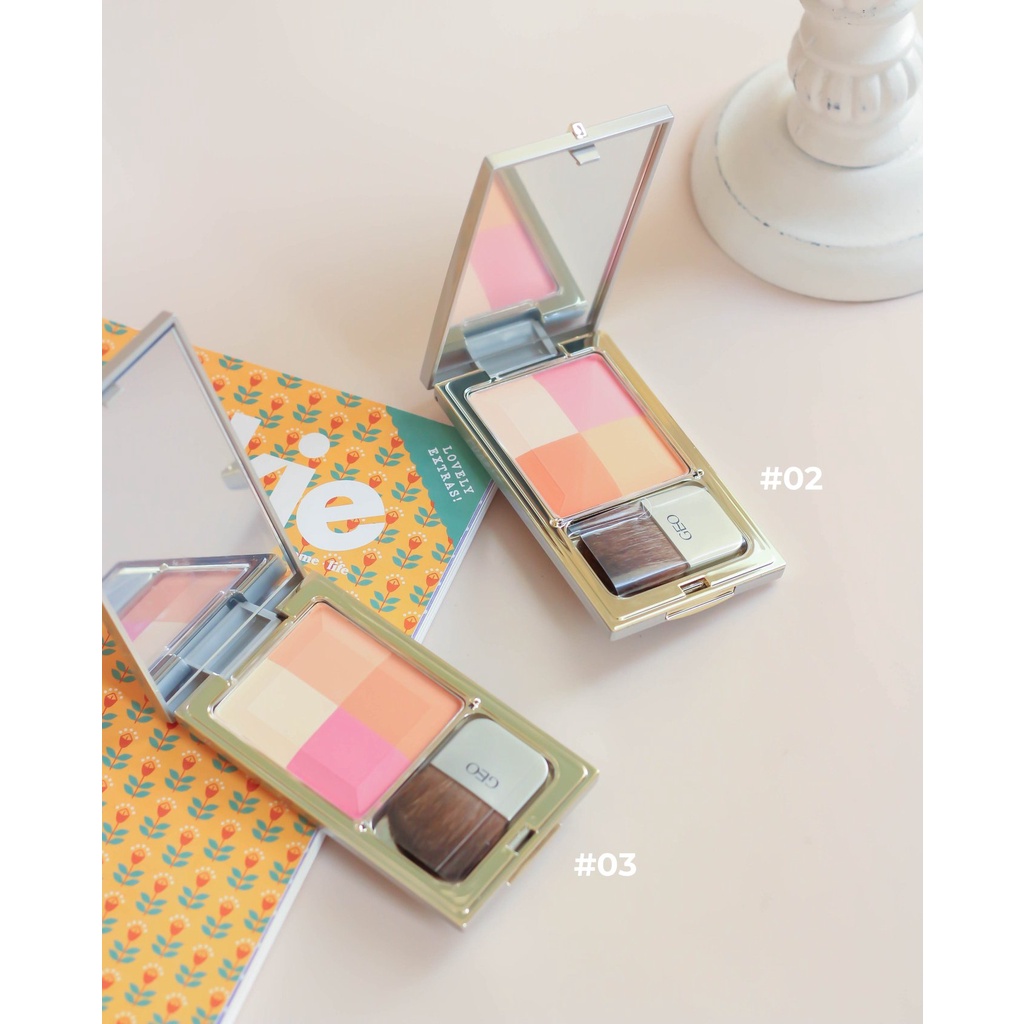 Phấn má Geo (Geo soft color face touch) #2 COCOLUX