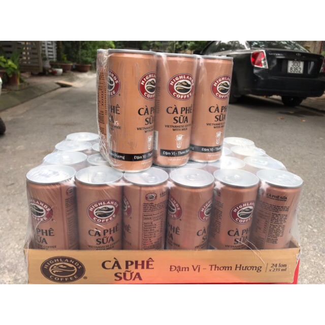Cà phê sữa đá highlands 235ml/1 thùng