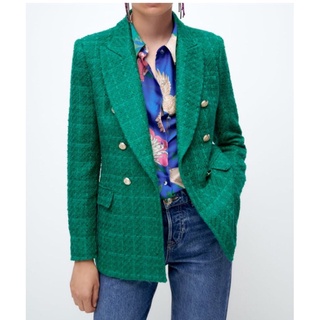 ÁO VEST DẠ TWEED ZARA AUTHENTIC TUỒN STORE