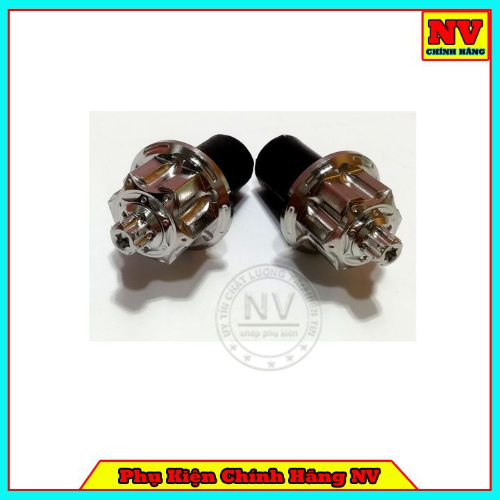 Cặp Gù Tay Lái Inox Đặc Salaya Ngôi Sao