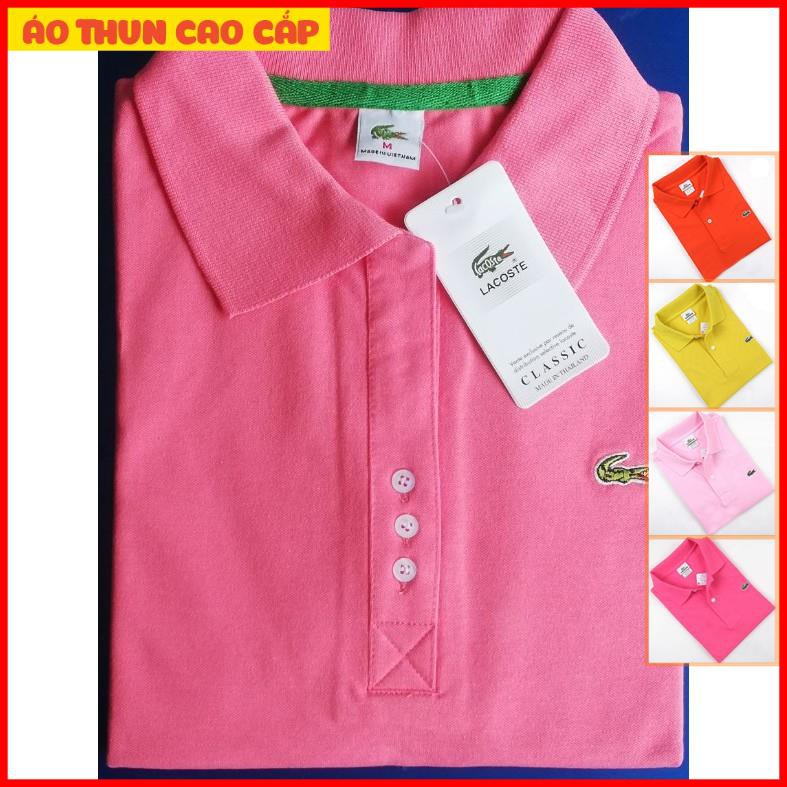 Áo thun cá sấu Nữ Cao Cấp Cotton co giãn 4 chiều [HÌNH THẬT & GIÁ SỈ]