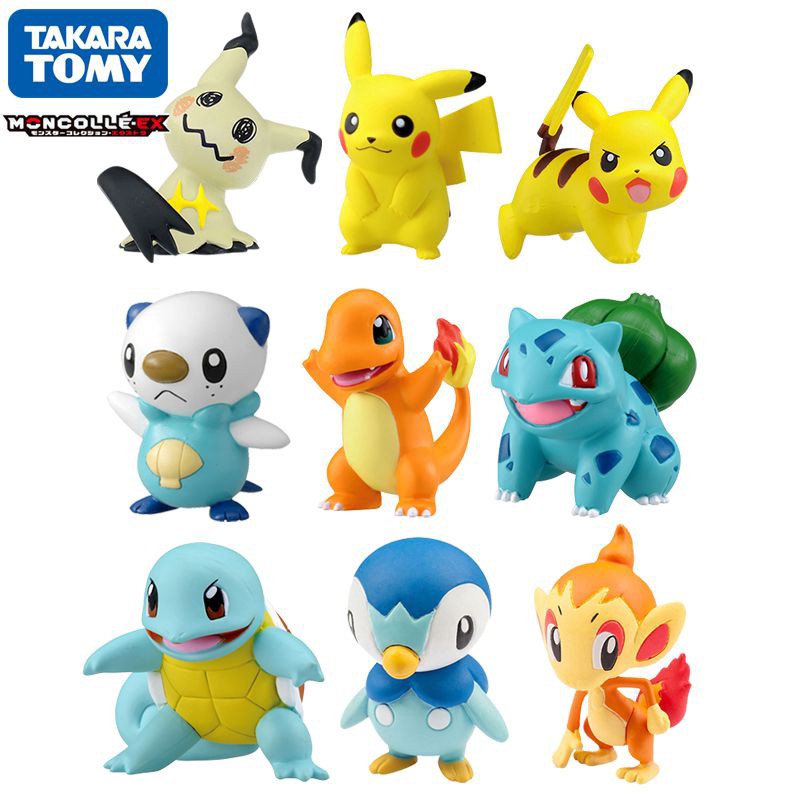 Mô Hình Nhân Vật Hoạt Hình Pokemon 4cm