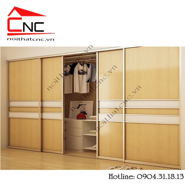 Mẫu tủ quần áo âm tường đẹp hiện đại được yêu thích nhất.