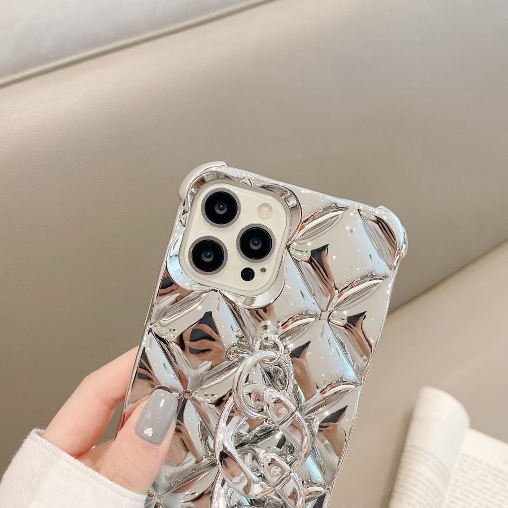 Ốp Điện Thoại tpu Mềm Mạ Bạc Cho iphone 14 13 pro max 12 pro max 11xs max xr x 7 8 plus