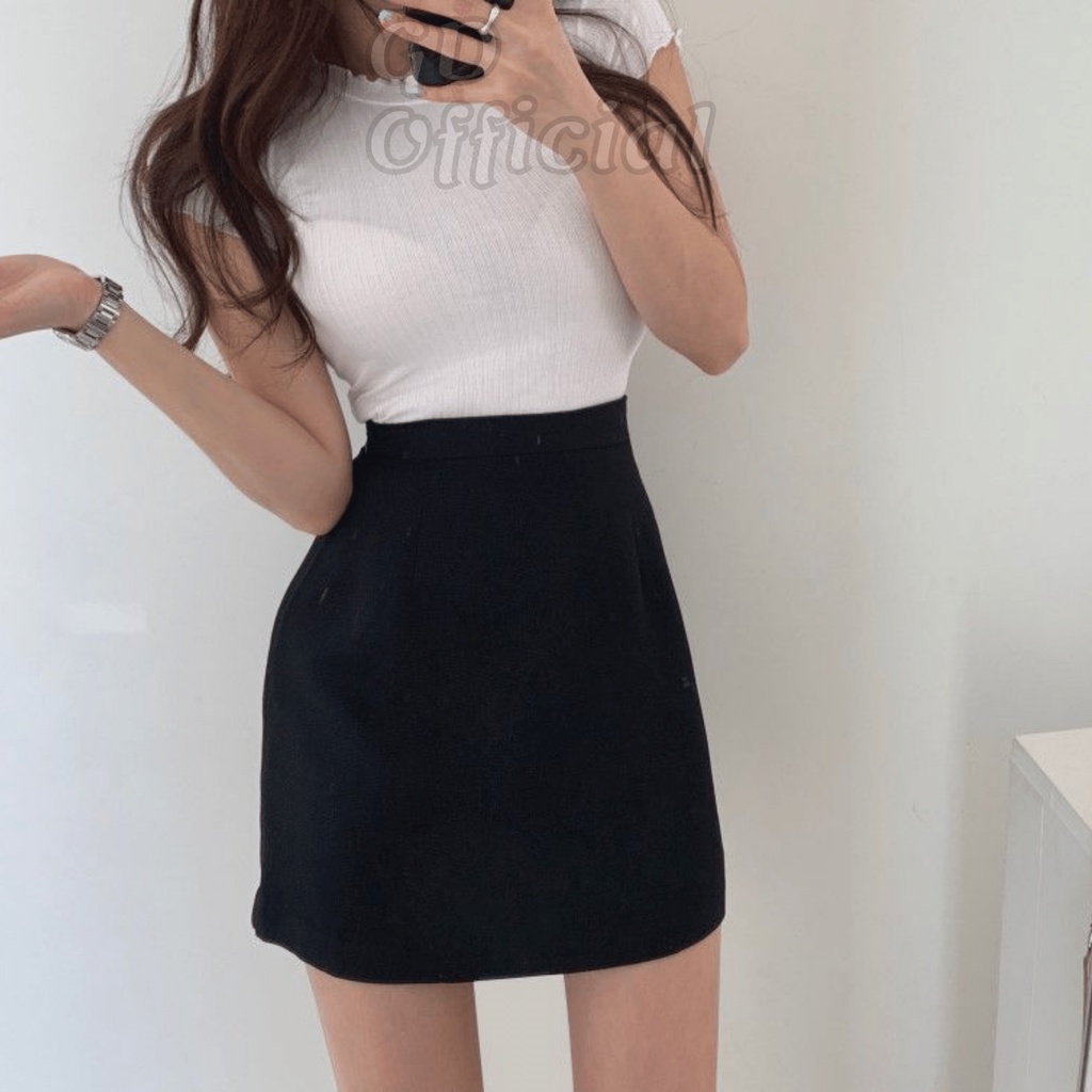 B12|Set bộ vest áo nữ công sở kèm váy chữ A thanh lịch gd_order