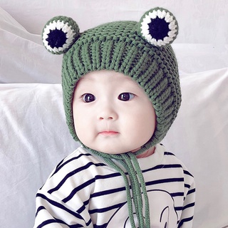 Mũ Len Trẻ Em Hình Ếch Hàn Quốc