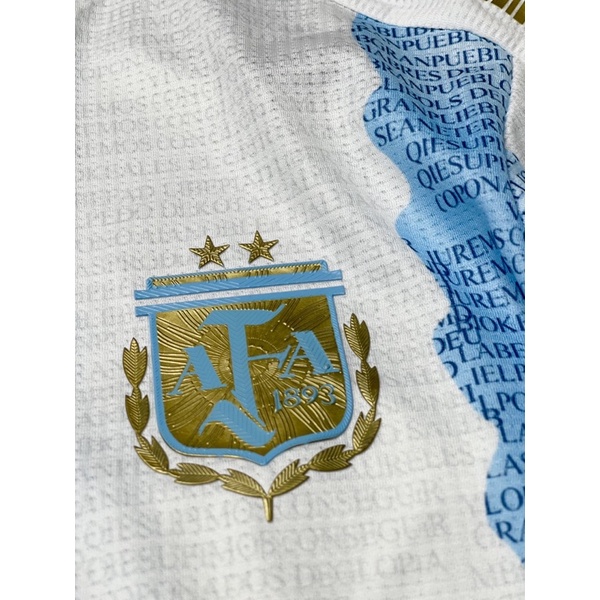 Set bộ quần áo bóng đá Hàng nhập thái quần có túi phiên bản kỷ niệm argentina