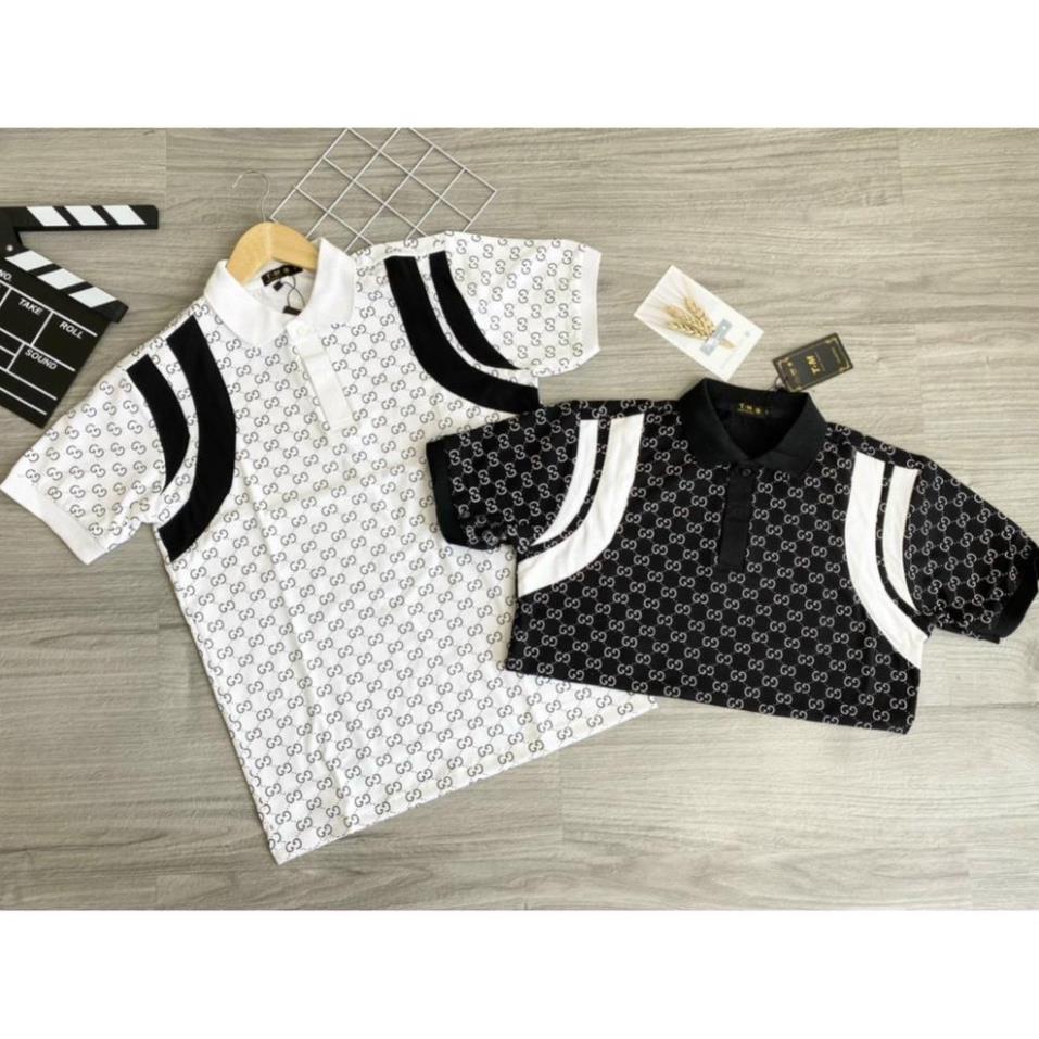 Áo thun tay ngắn có cổ / áo polo cho nam Gucci GC cao cấp ! '