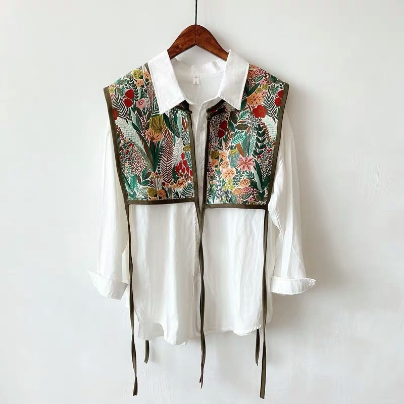 Áo Khoác Không Tay Họa Tiết Thêu Thời Trang Xuân Hè Cho Nữ