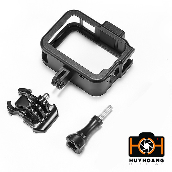 Khung bảo vệ cho GoPro Hero 8 Black với ổ cắm và vít di chuyển nhanh