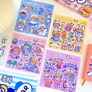 Stickers Bé Gái Vui Nhộn