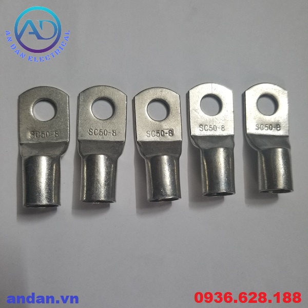 Đầu cốt SC, cos ngắn SC 4-4, 4-6, 6-6, 6-8, 10-6, 10-8, 16-6, 16-8,16-10, 25-8, 25-10, 35-8, 35-10, 50-8, 50-10, 50-12