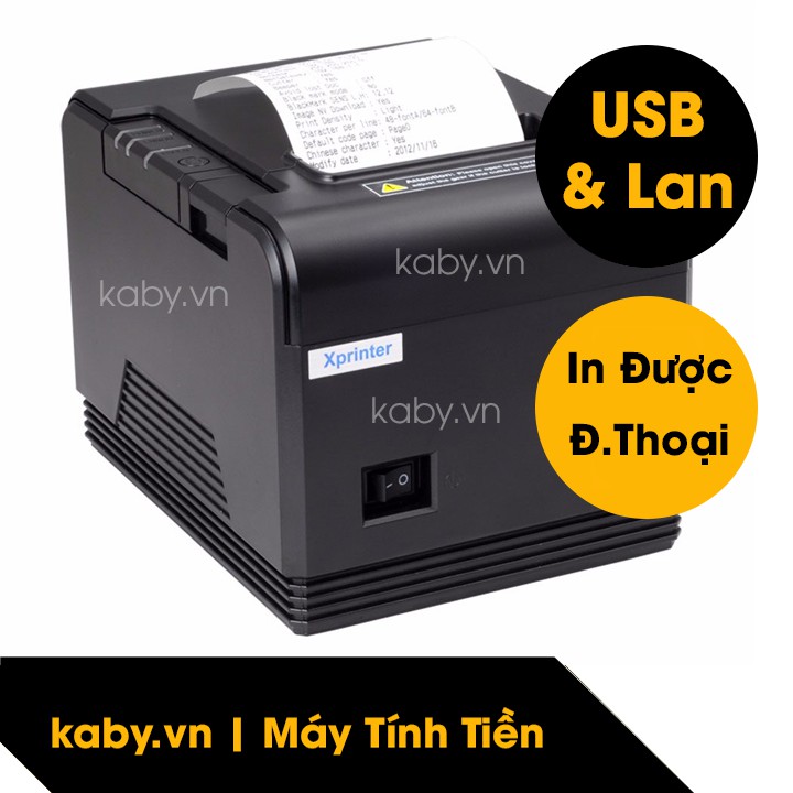 Máy In Hóa Đơn XPRINTER Q200 (USB + Lan) - KABY.VN