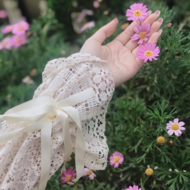 Áo khoác ren ulzzang sống ảo siêu đẹp