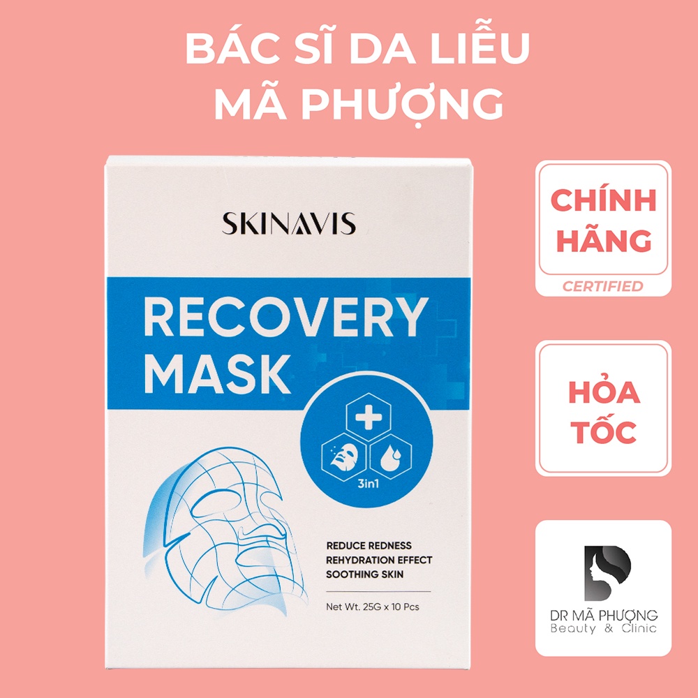 Mặt nạ cấp ẩm phục hồi skinavis Xanh - Dược Mỹ Phẩm Bác Sĩ Mã Phượng