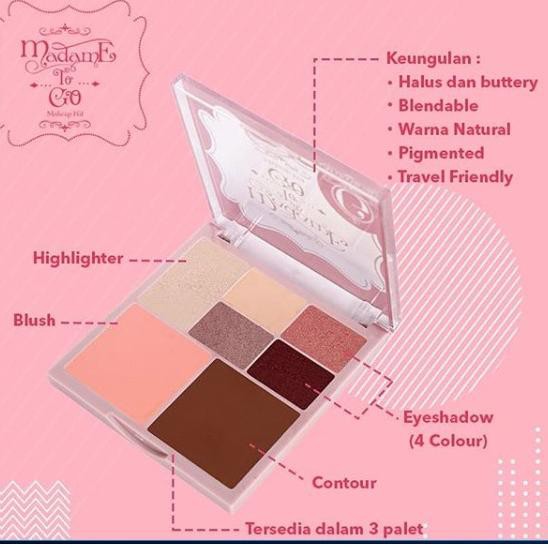 (hàng Mới Về) Bộ Mỹ Phẩm Trang Điểm Madam Gie To Go | BigBuy360 - bigbuy360.vn