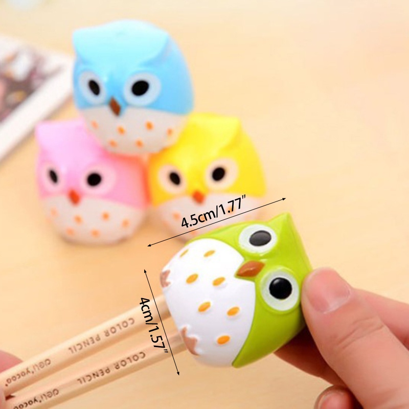 Đồ Chuốt Bút Chì Cầm Tay Hình Chim Cú Dễ Thương