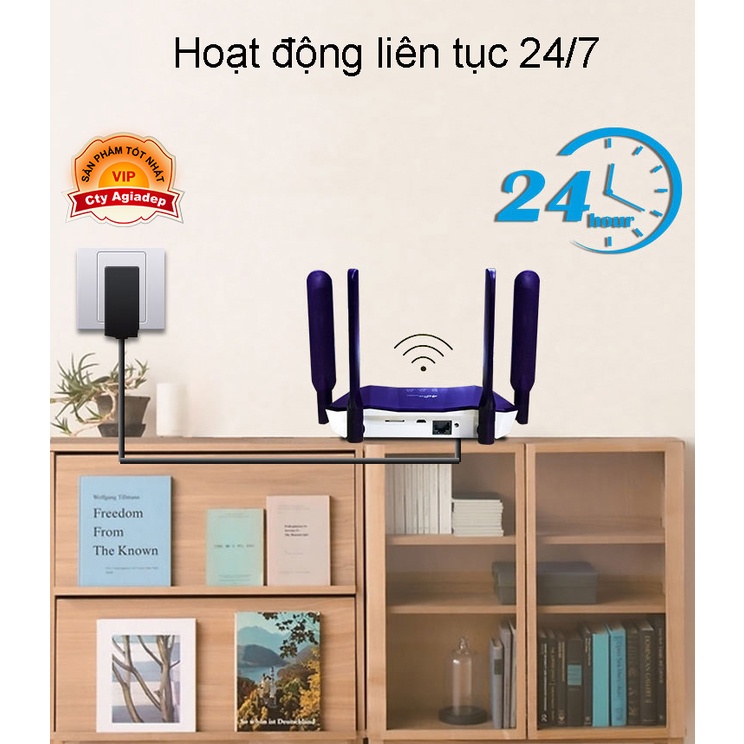 Thiết bị lắp SIM phát 4G 3G Giormani 818 Router Repeat nối sóng wifi