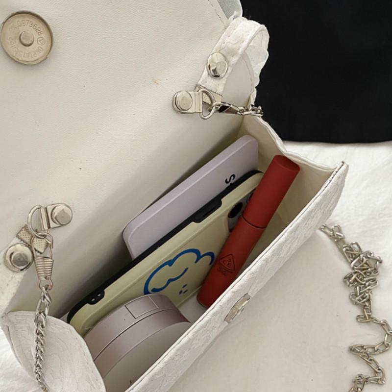 Túi Xách Phối Ren Và Nơ Xinh Xắn Thanh Lịch Cho Nữ