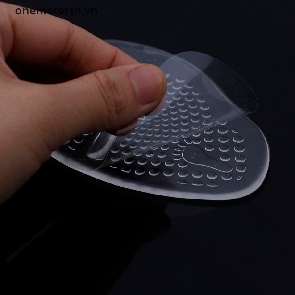1 Cặp Đệm Silicone Trong Suốt Lót Chân Khi Đi Giày Cao Gót
