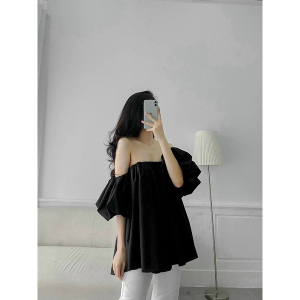ÁO BABYDOLL TAY BỒNG 2 LỚP
