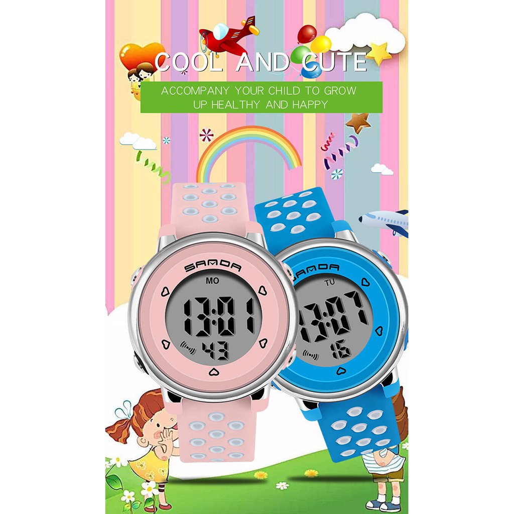 Đồng hồ Trẻ Em SANDA 2008 Nhật Bản, Chống Nước Tốt, An Toàn Tuyệt Đối Cho Bé | BigBuy360 - bigbuy360.vn