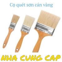 Chổi quét sơn vàng đủ cỡ