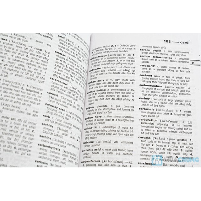 Sách - Từ điển Anh Việt dành cho học sinh - trắng xanh- MCBooks Tặng Kèm Bookmark