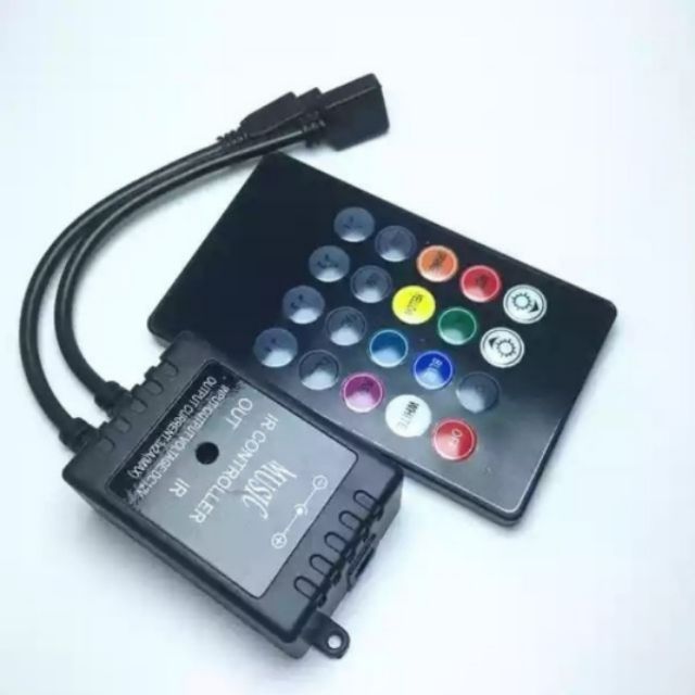 Bộ điều khiển led dây 5m RGB cảm ứng nhảy theo nhạc - Led music controller-C2