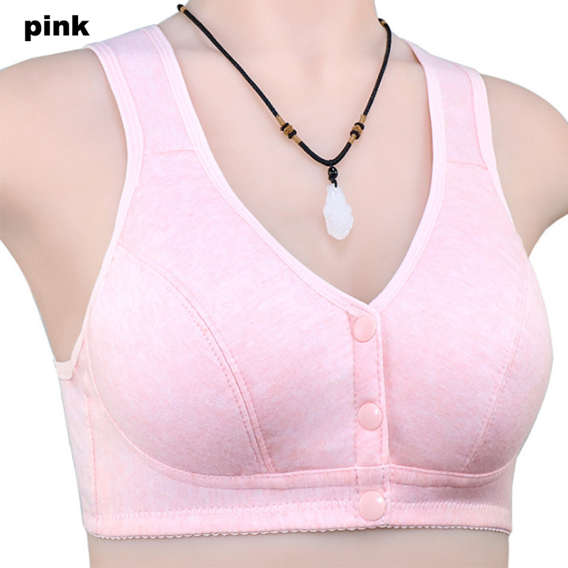 Mới Áo Ngực Cotton Mềm Cài Trước Cho Nữ